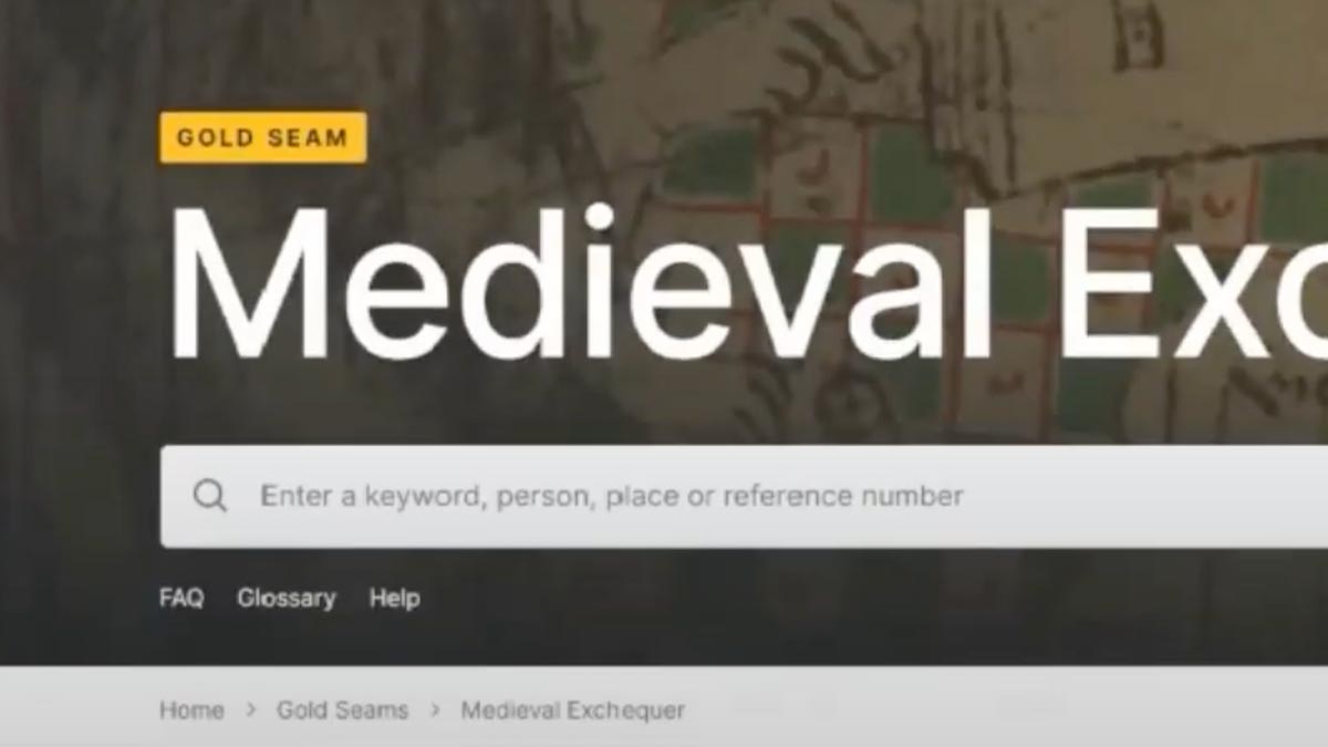 How to explore the Medieval Exchequer Gold Seam