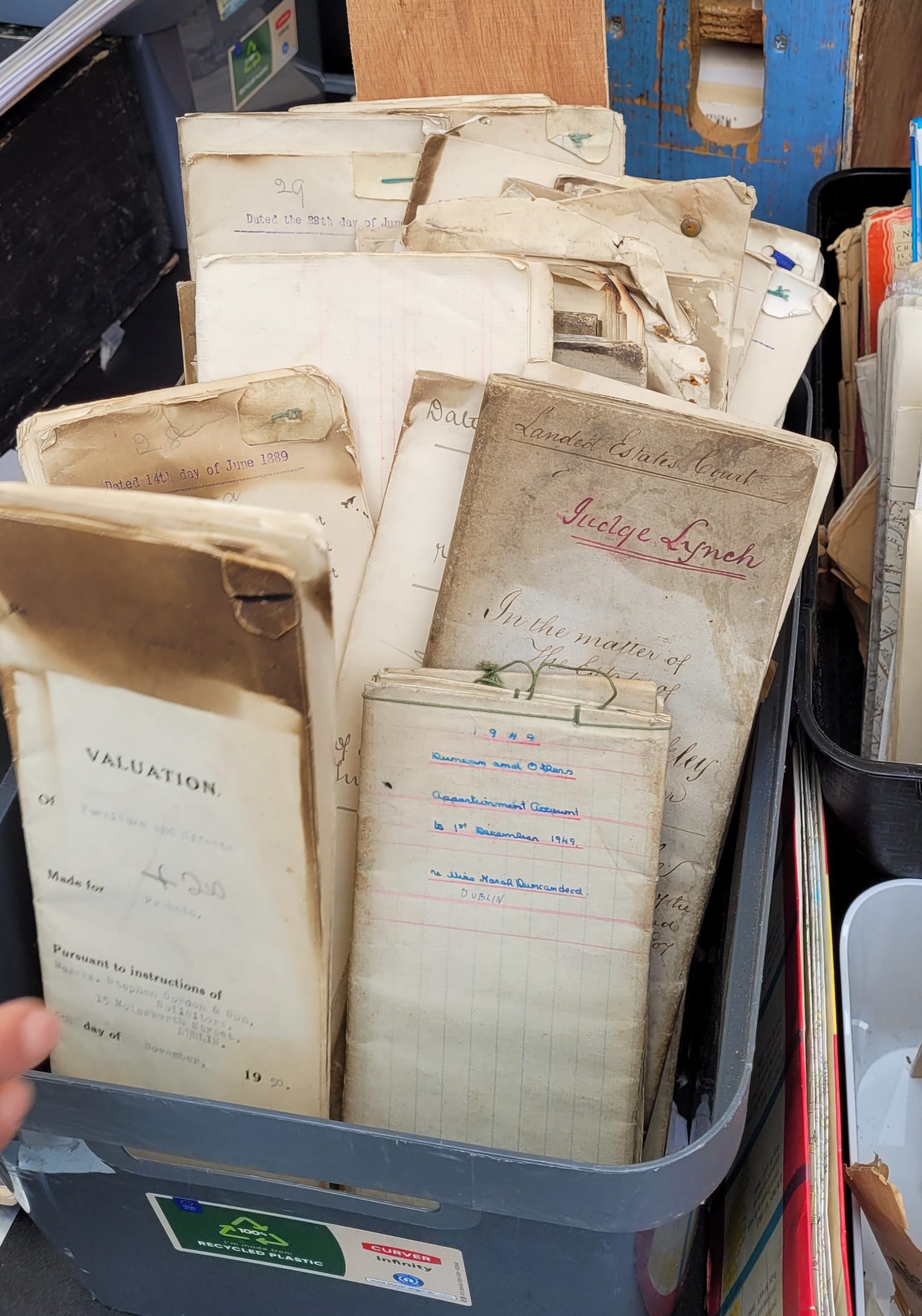 A good deed is never lost? Archival discoveries at a Dublin outdoor book stall